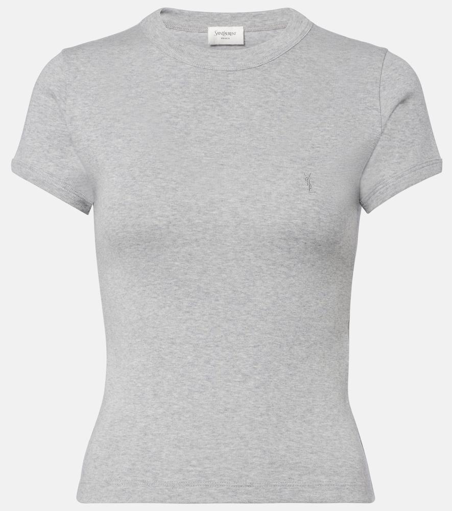 saint laurent cassandre cotton jersey t