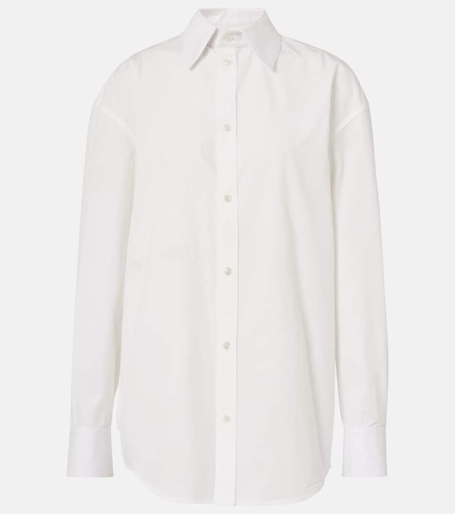 saint laurent cassandre cotton poplin shirt