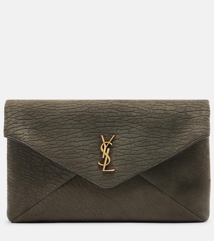 saint laurent cassandre large leather pouch