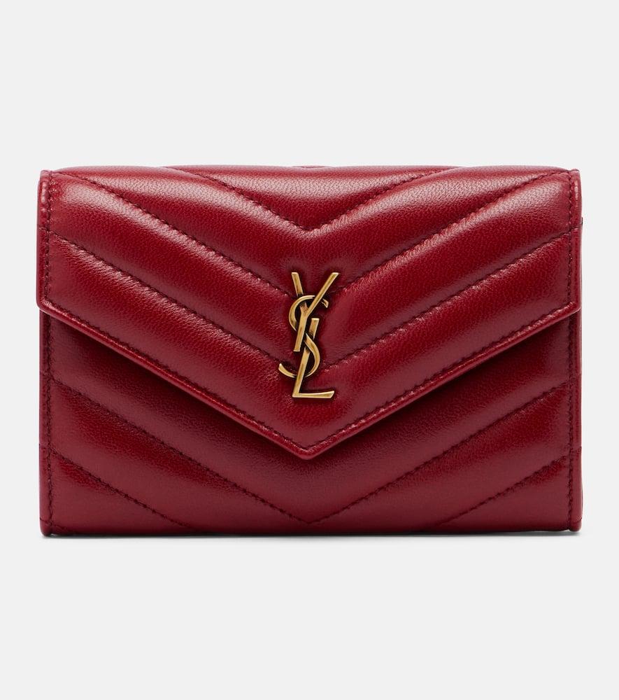saint laurent cassandre leather card holder