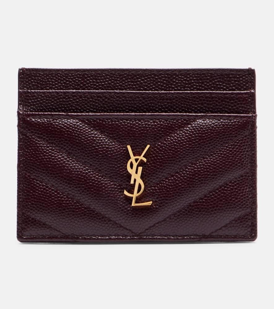 saint laurent cassandre leather card holder