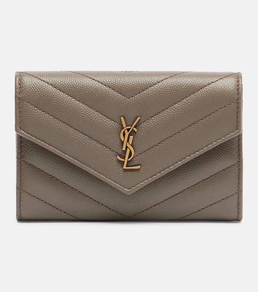 saint laurent cassandre leather card holder
