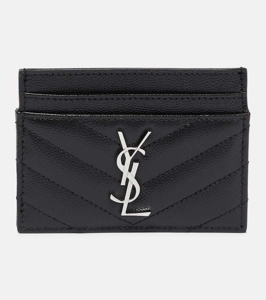 saint laurent cassandre leather card holder
