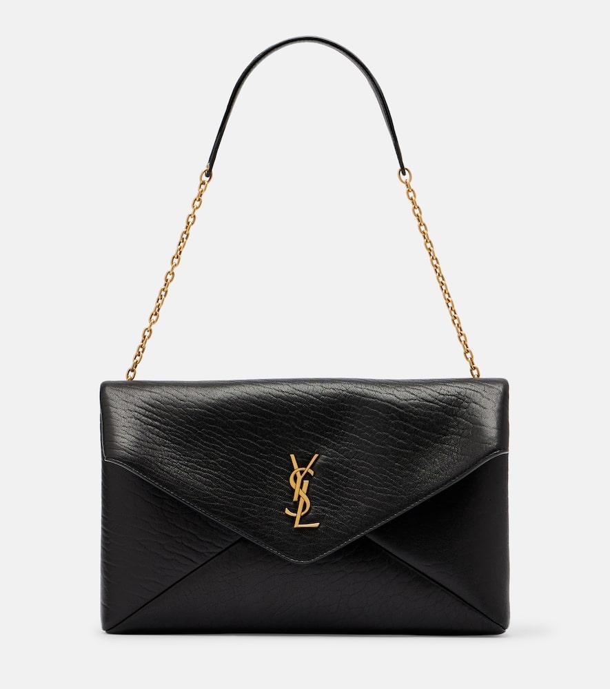 saint laurent cassandre leather shoulder bag