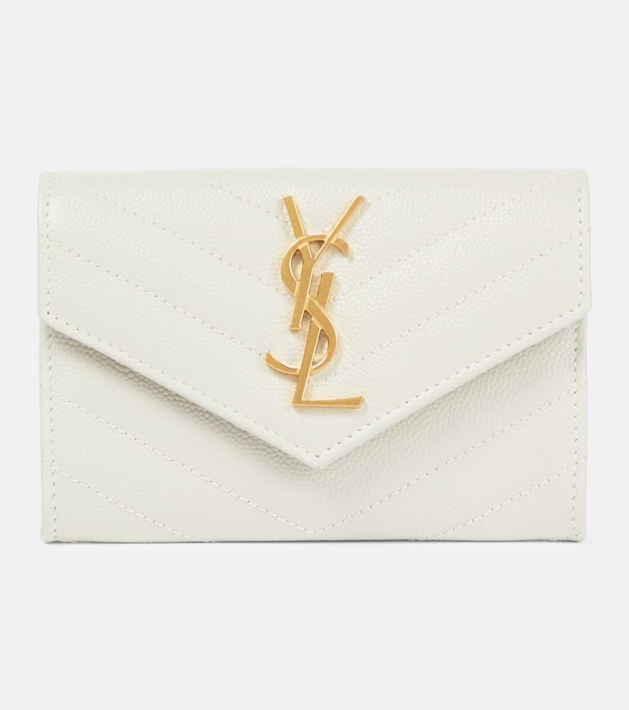 saint laurent cassandre leather wallet