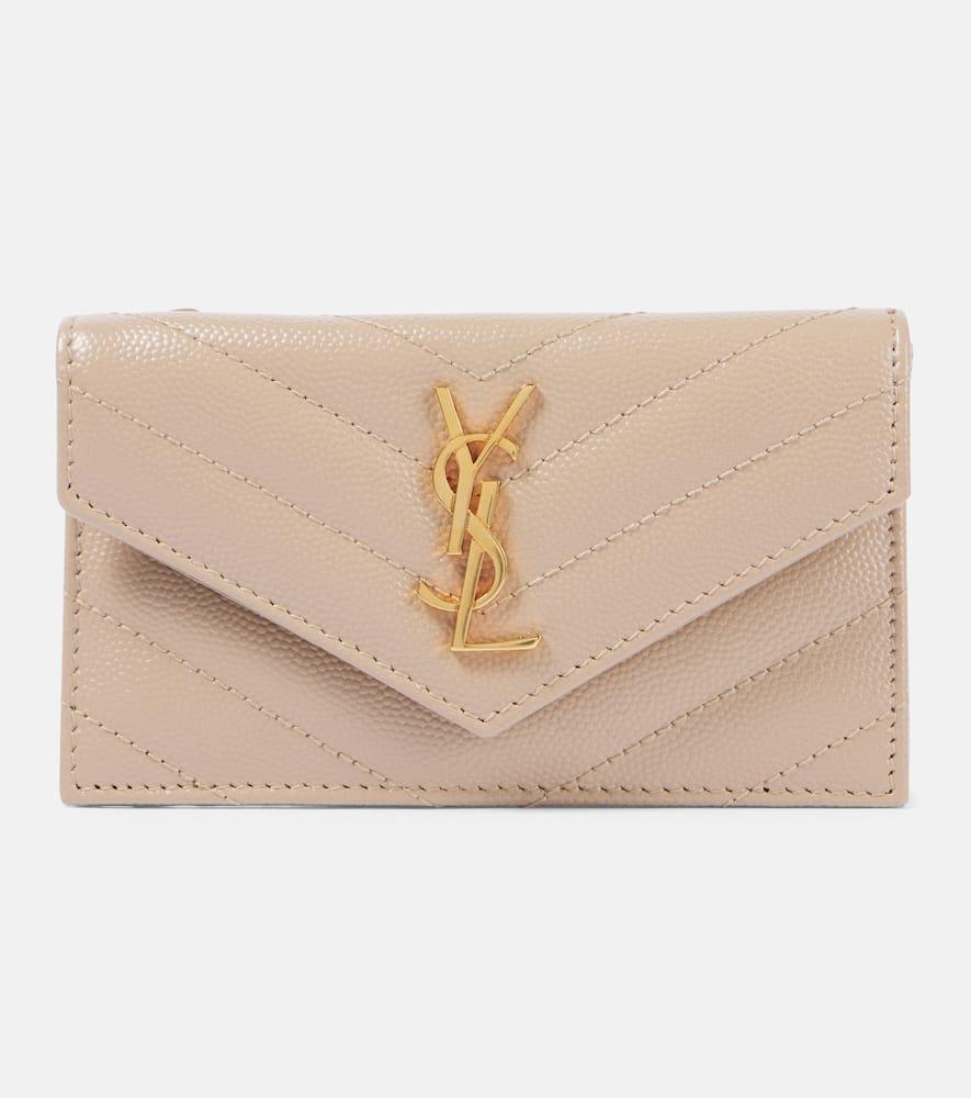 saint laurent cassandre leather wallet
