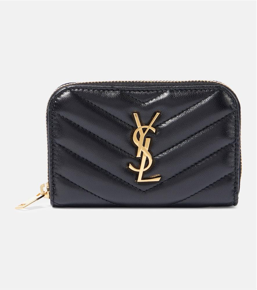 saint laurent cassandre matelassé leather coin purse
