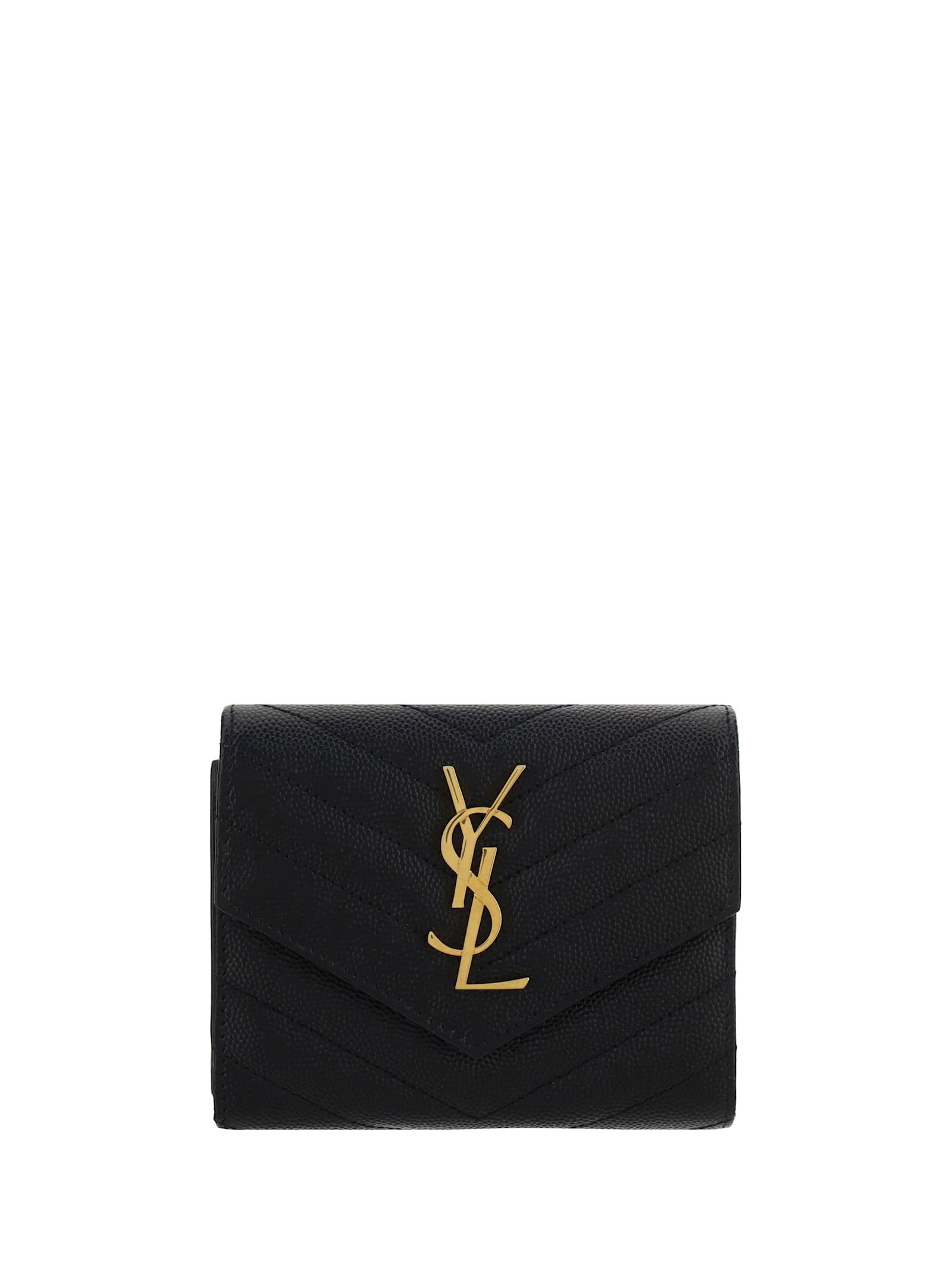saint laurent cassandre matelassé wallet