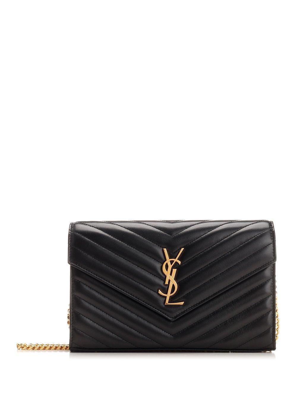 saint laurent cassandre matelass hain wallet