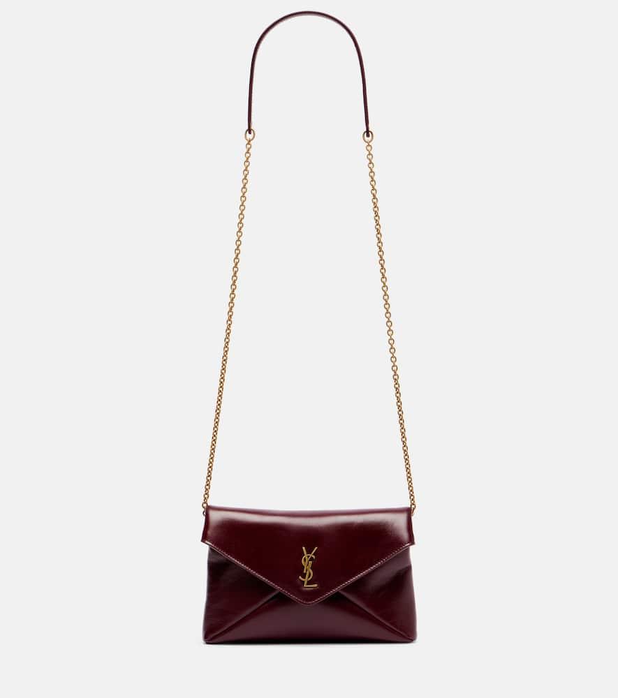 saint laurent cassandre mini leather crossbody bag