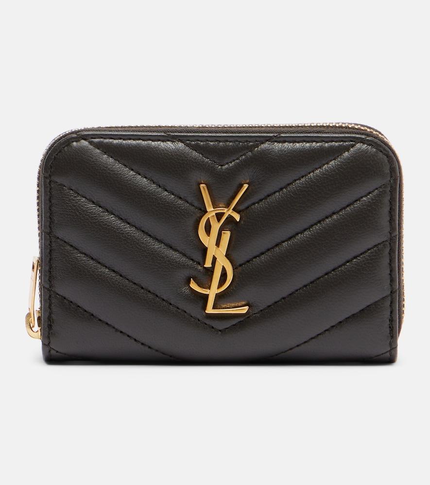 saint laurent cassandre quilted leather card case