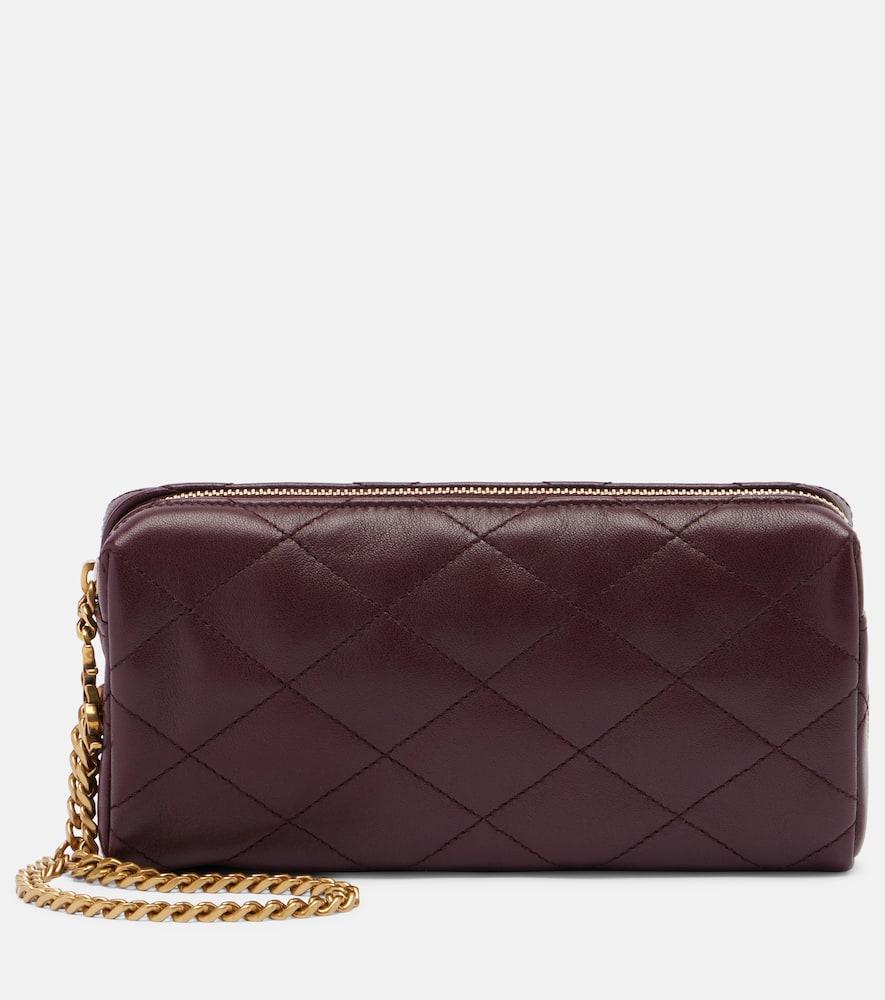 saint laurent cassandre quilted leather clutch
