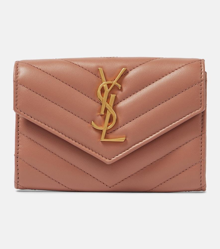 saint laurent cassandre quilted leather wallet