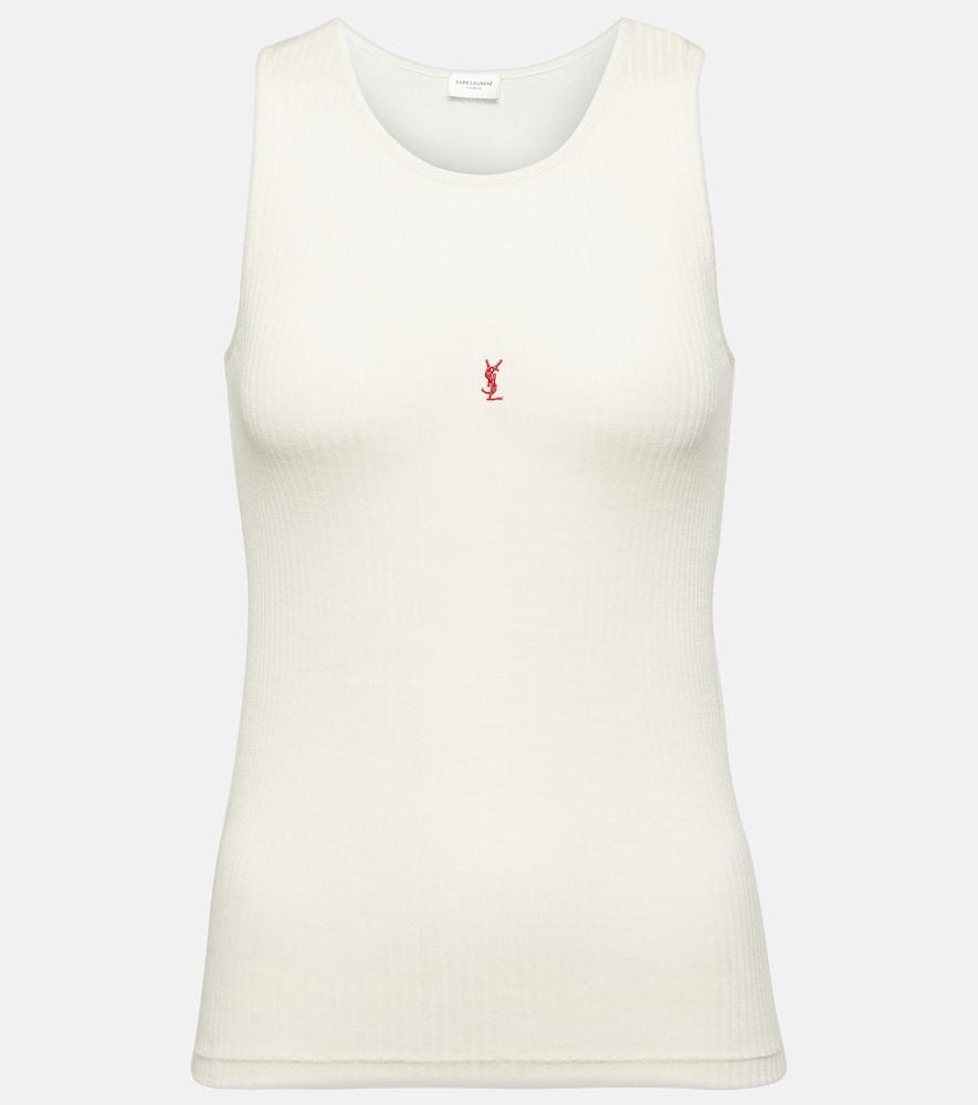 saint laurent cassandre ribbed