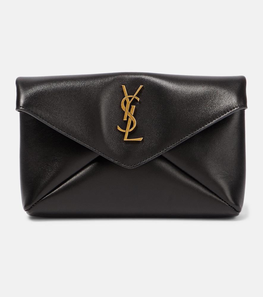saint laurent cassandre small leather pouch