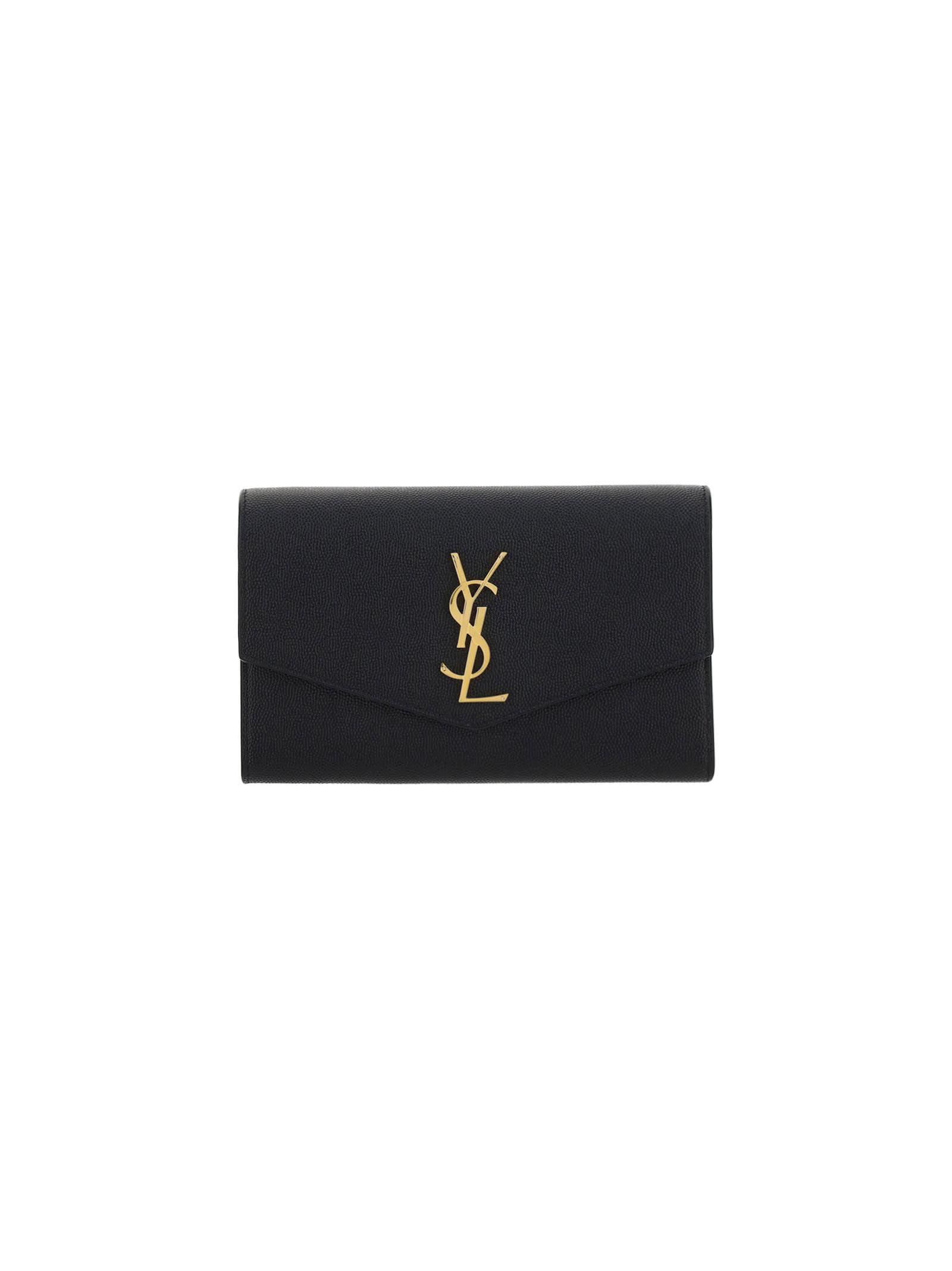 saint laurent chain wallet