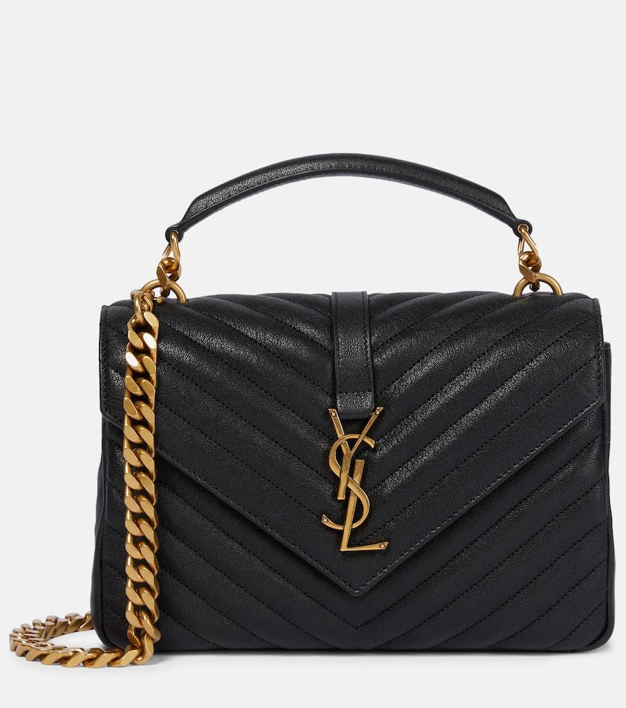 saint laurent collège medium leather shoulder bag