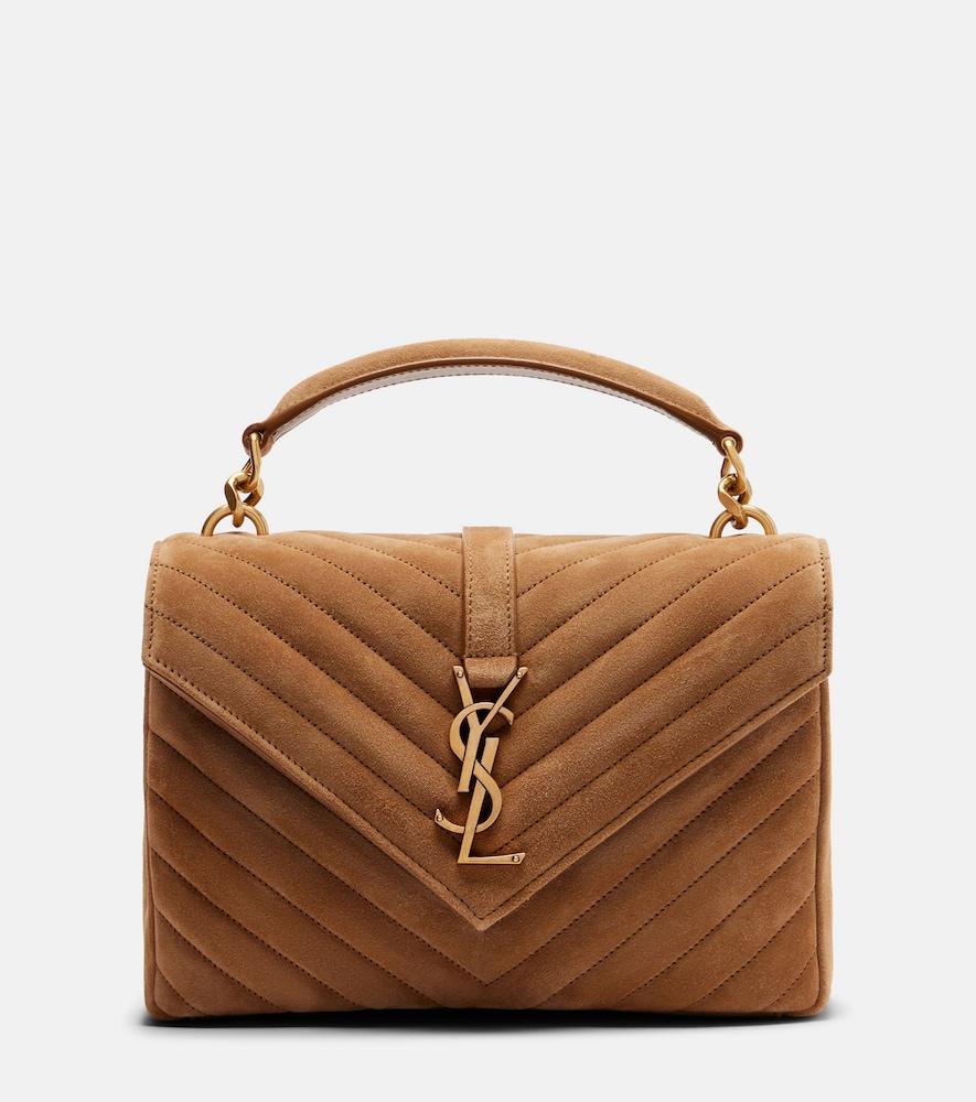 saint laurent collège medium leather shoulder bag