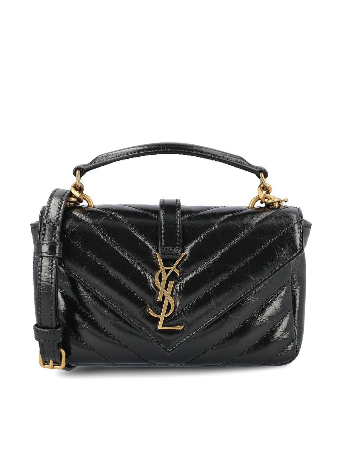 saint laurent college mini chain bag