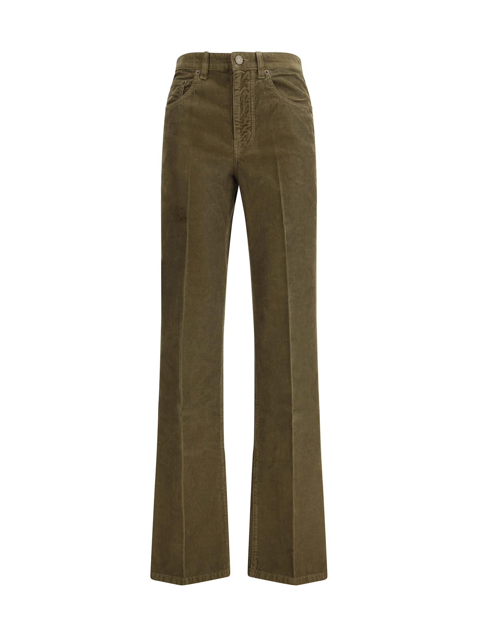 saint laurent corduroy clyde pants