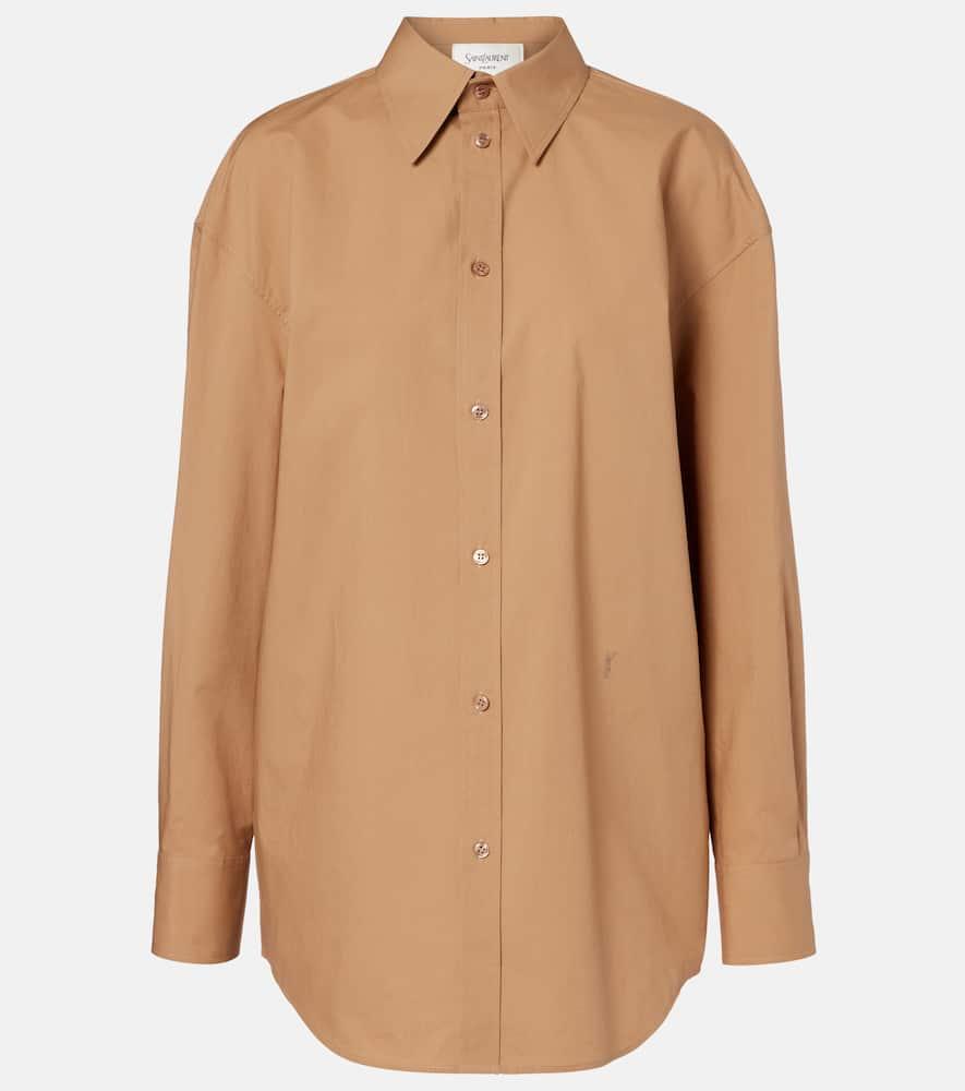 saint laurent cotton poplin shirt