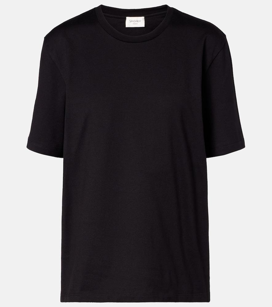 saint laurent crescent moon cotton t