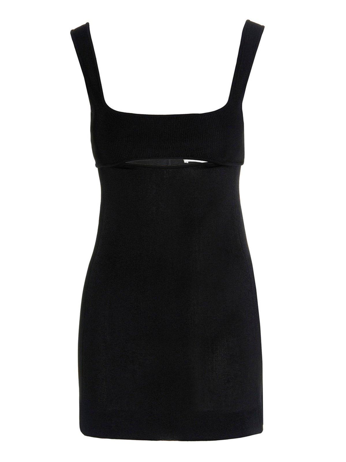 saint laurent cutout mini dress
