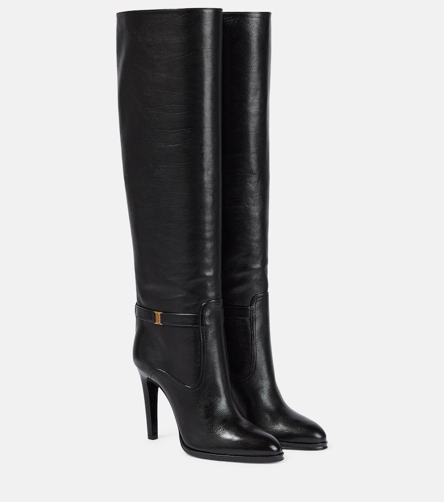 saint laurent diane 105 leather knee