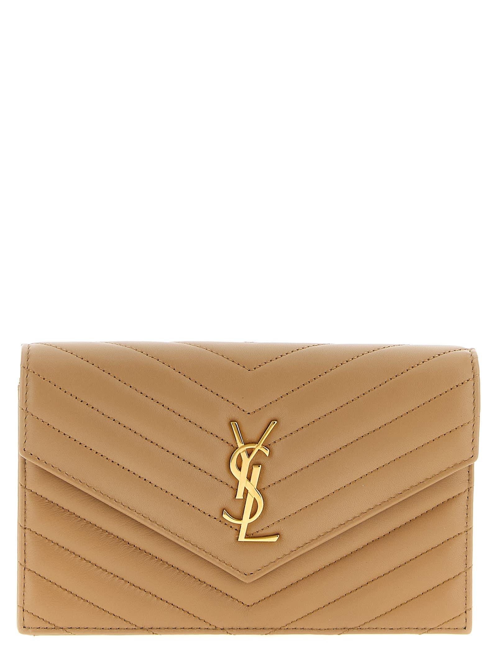 saint laurent envelope cassandre wallet on chain