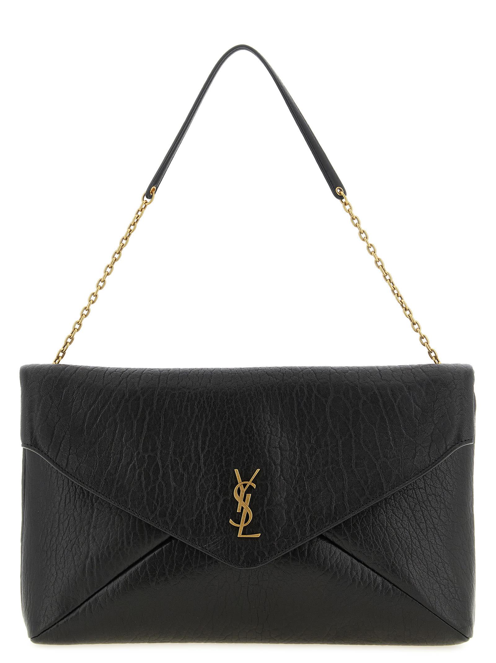 saint laurent envelope large clutch bag