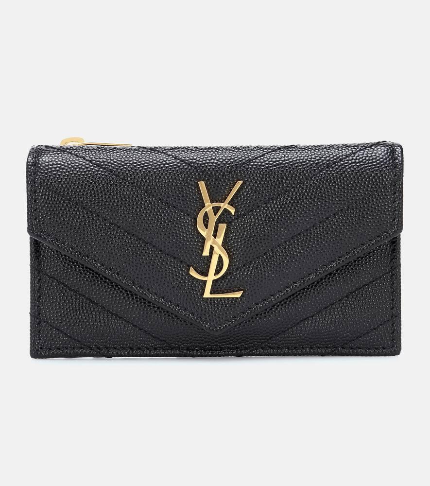 saint laurent envelope small leather wallet