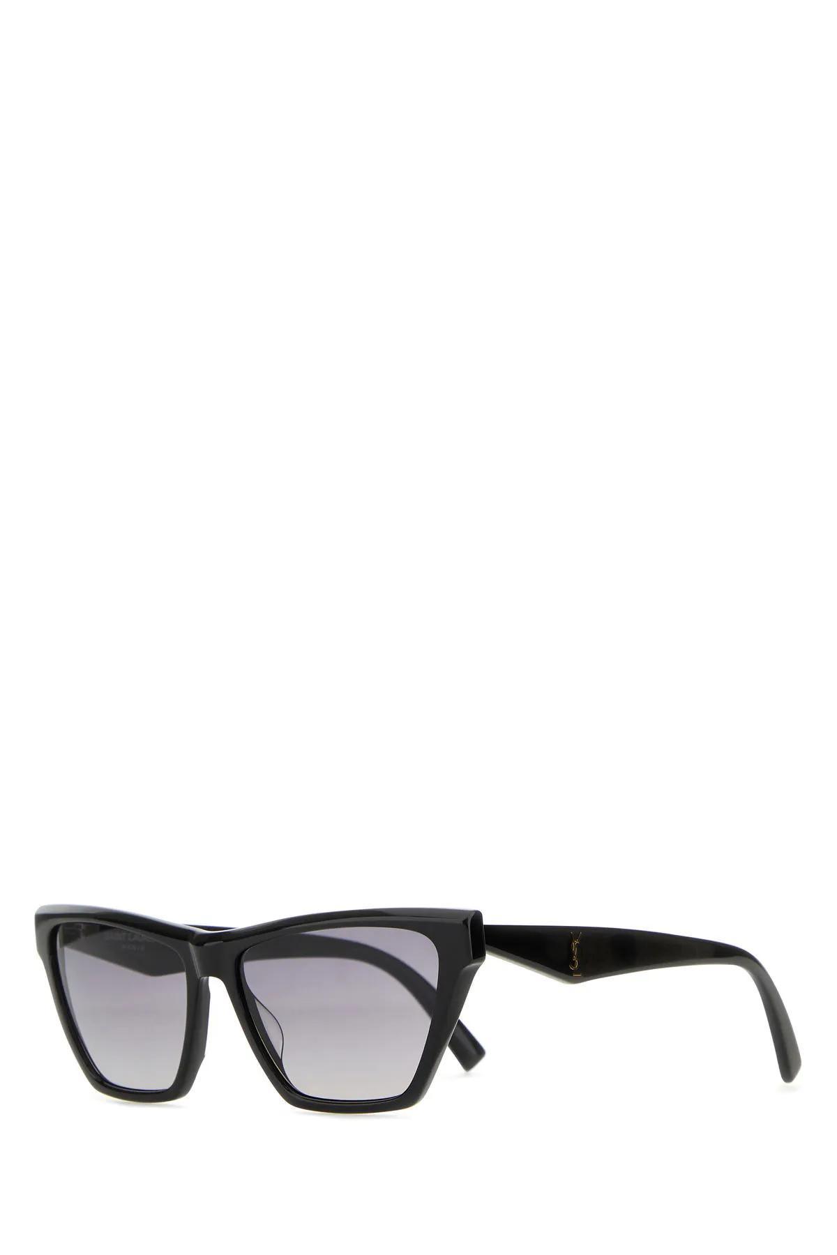 saint laurent eyewear black acetate sl m103 sunglasses