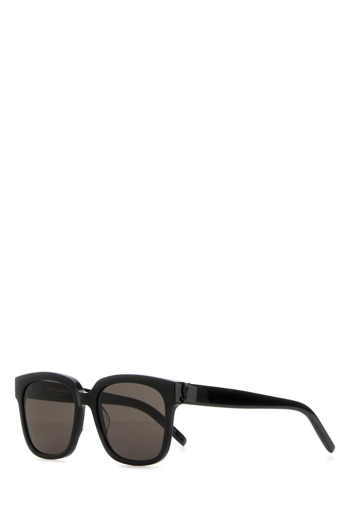 saint laurent eyewear black acetate sl m40 sunglasses