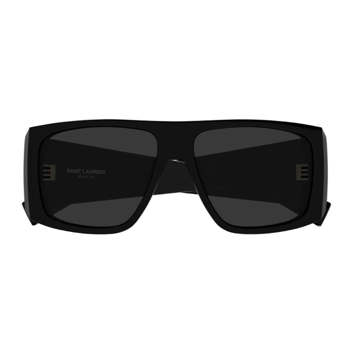saint laurent eyewear saint laurent sl 832 linea sl logo 001 black sunglasses
