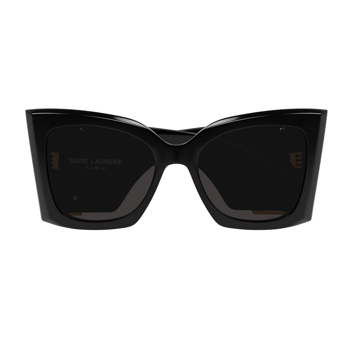saint laurent eyewear saint laurent sl m119 blaze 001 black sunglasses