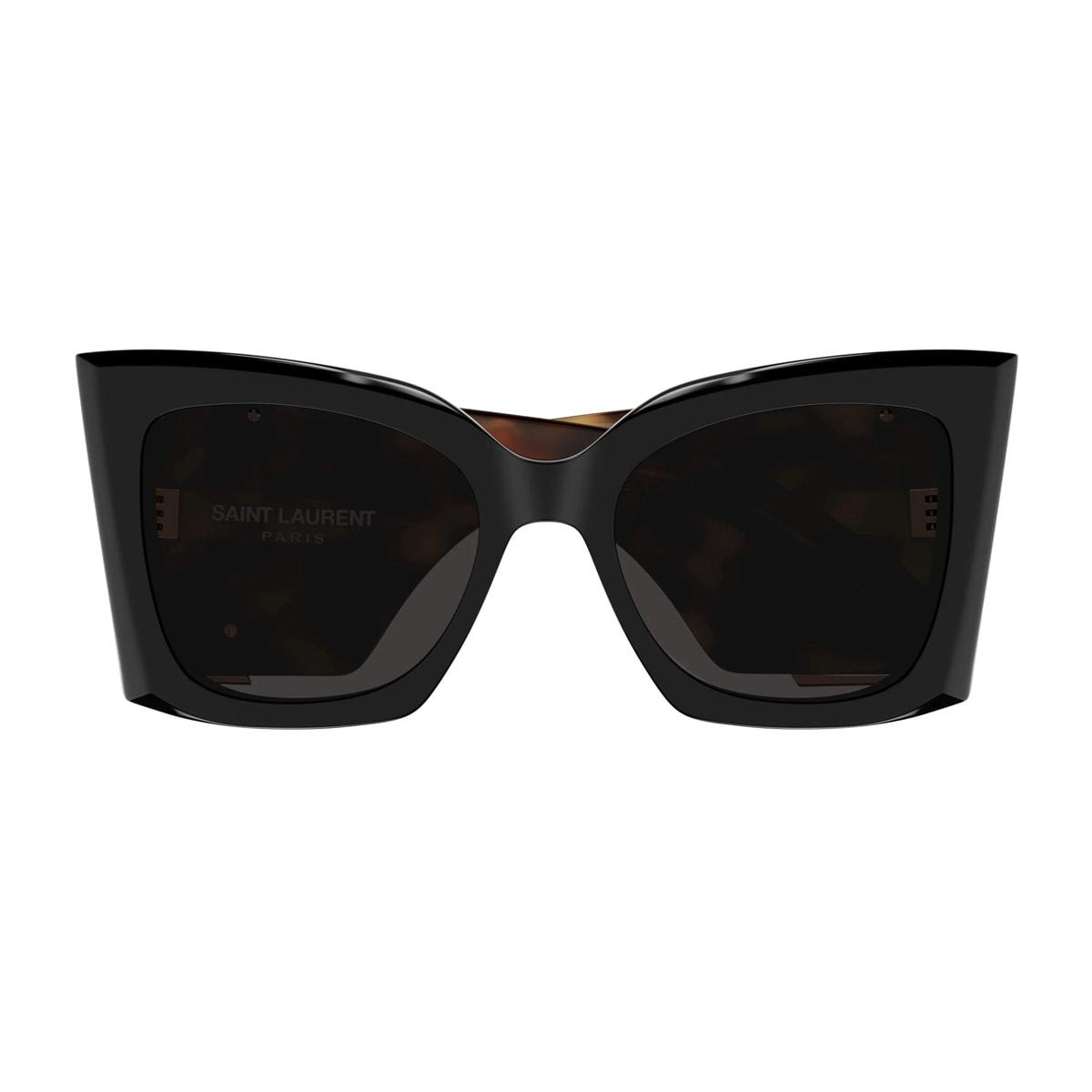 saint laurent eyewear saint laurent sl m119 blaze 003 black havana sunglasses