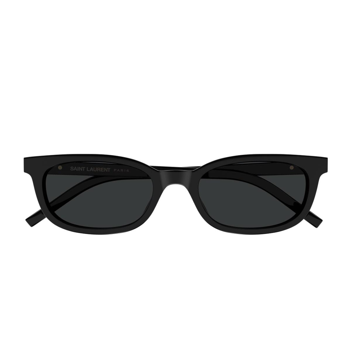 saint laurent eyewear saint laurent sl m160 linea monogram 001 black sunglasses