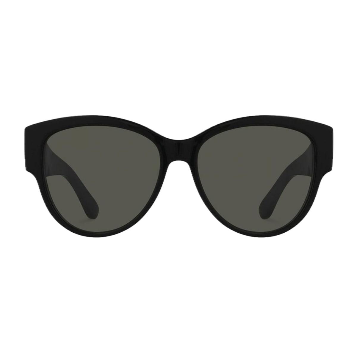 saint laurent eyewear saint laurent sl m3 linea monogram 002 black grey sunglasses