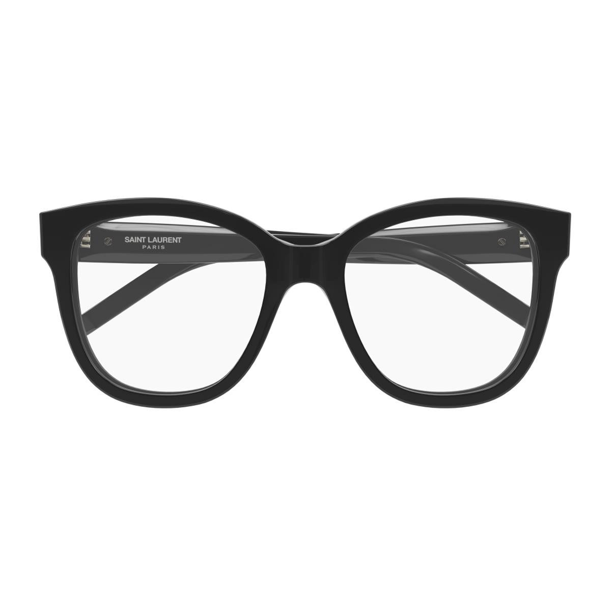 saint laurent eyewear saint laurent sl m97 linea monogram 001 black glasses