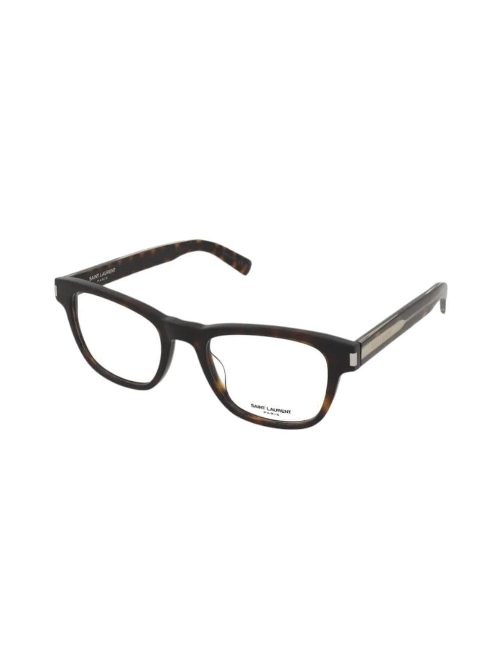 saint laurent eyewear sl 664 - havana 002 glasses