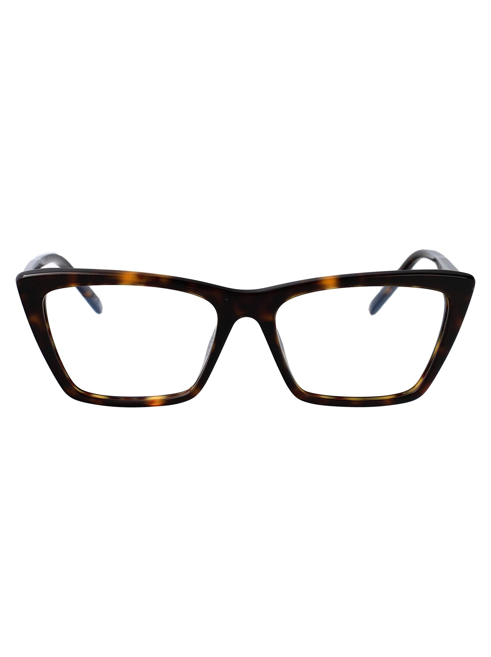 saint laurent eyewear sl 737 mica thin opt glasses