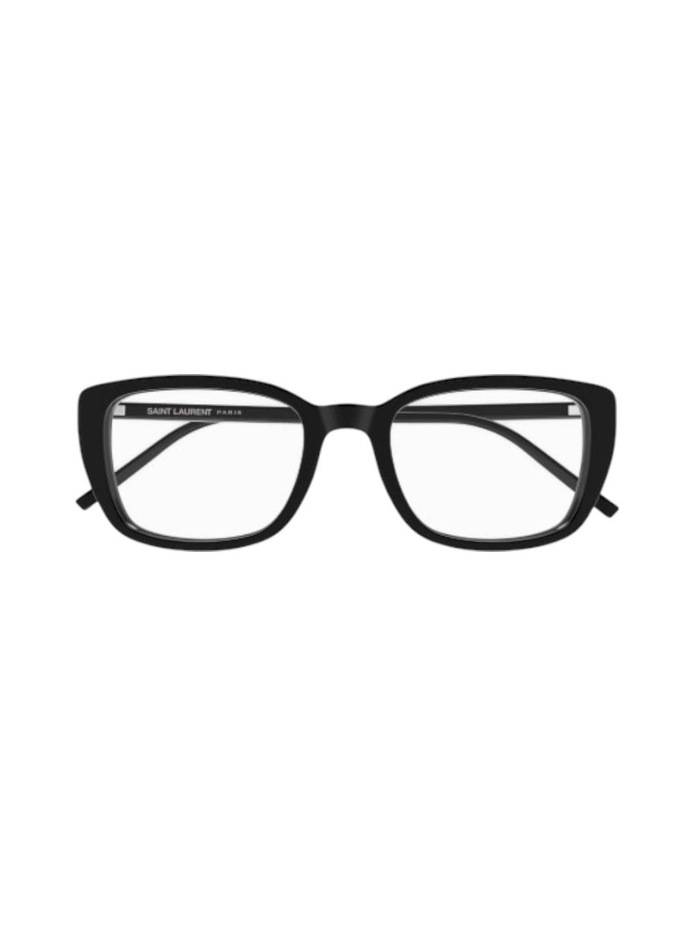 saint laurent eyewear sl 776 - black 001 glasses