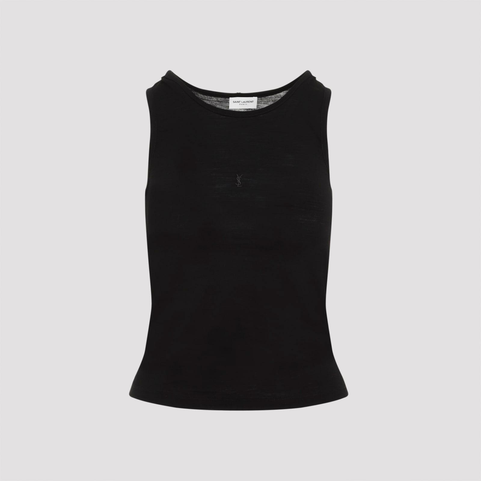 saint laurent fitted classic tank top