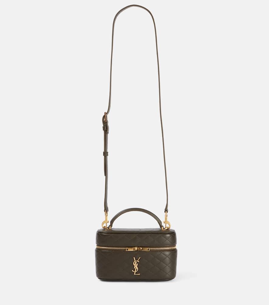 saint laurent gaby leather vanity bag