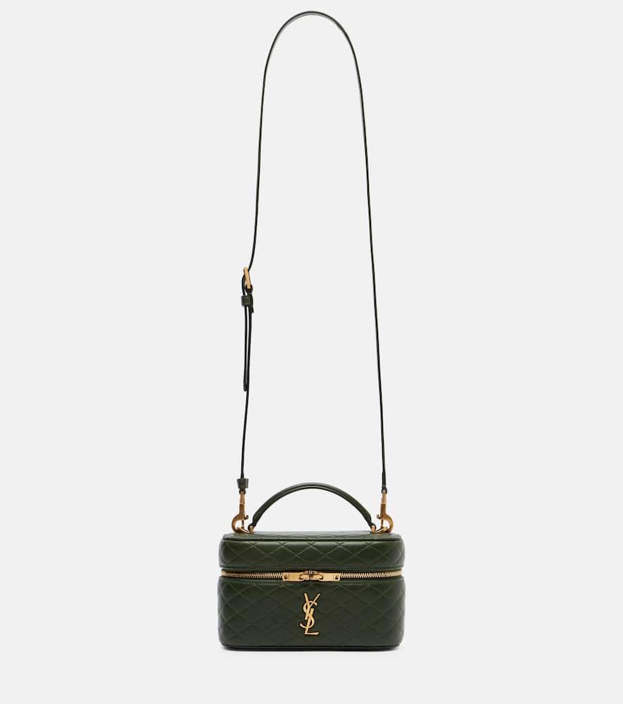saint laurent gaby leather vanity bag