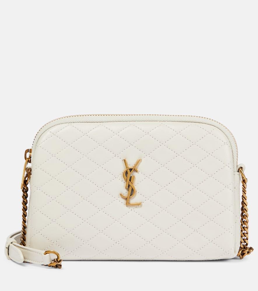saint laurent gaby small quilted leather shoulder bag