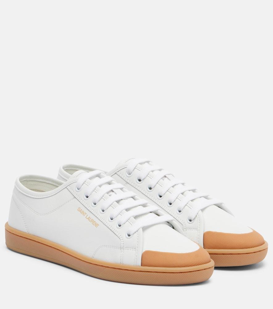 saint laurent gym leather sneakers