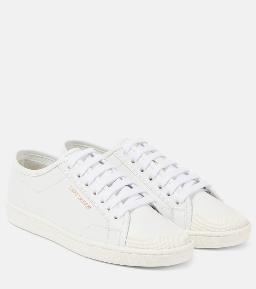saint laurent gym leather sneakers