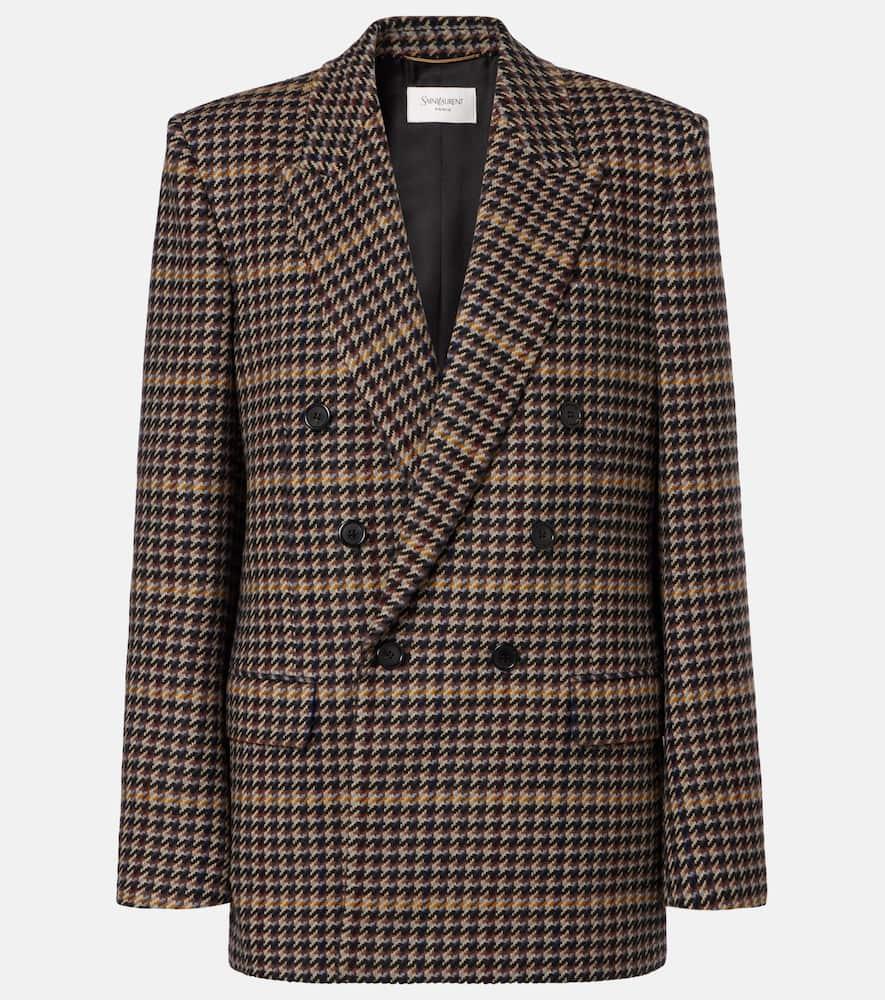 saint laurent houndstooth double