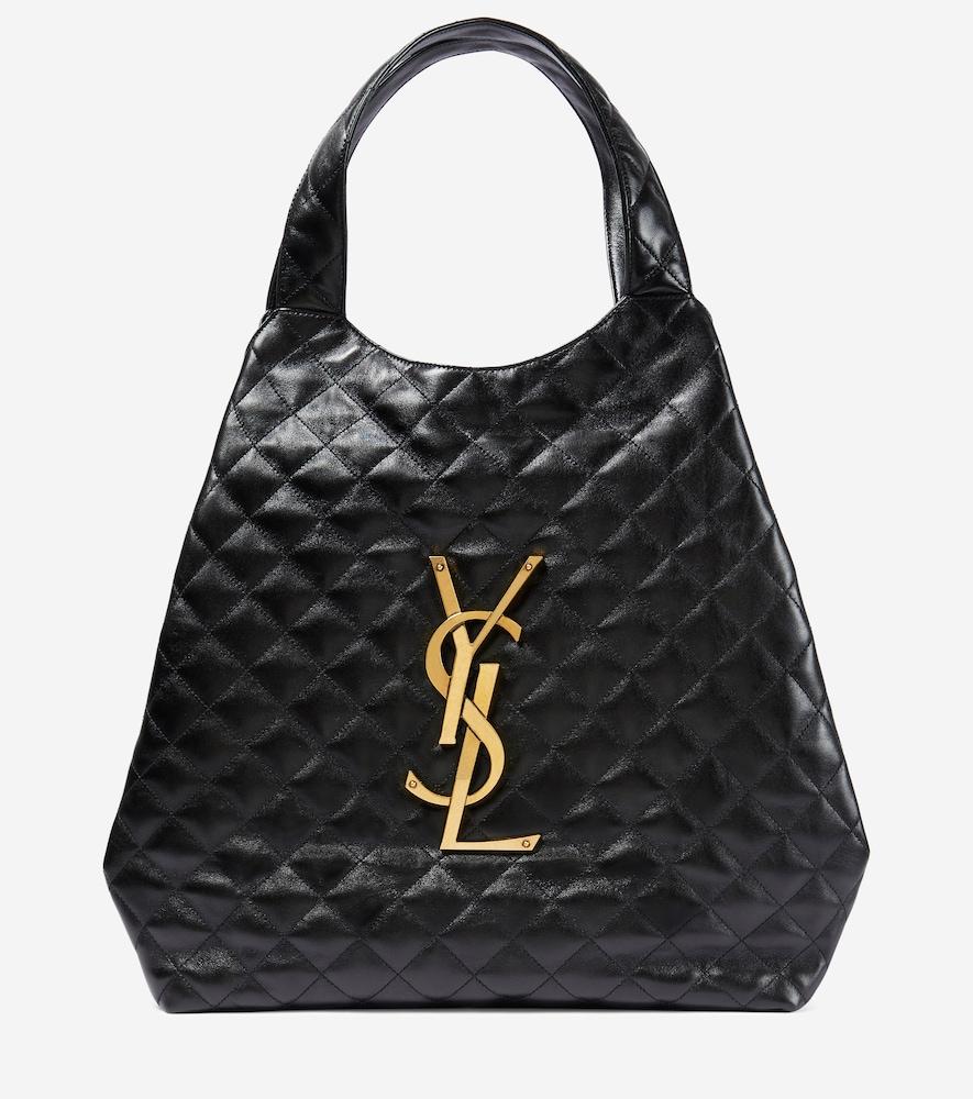 saint laurent icare maxi quilted leather shopper
